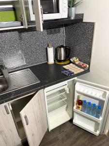 Kuchnia lub aneks kuchenny w obiekcie Apartmány Karlovy Vary