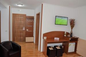 TV a/nebo společenská místnost v ubytování Casa Tibi - Sinaia