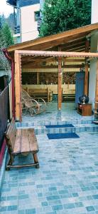 Patio nebo venkovní prostory v ubytování Casa Tibi - Sinaia