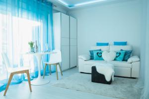 A seating area at Apartamento Séptimo cielo primera línea de mar