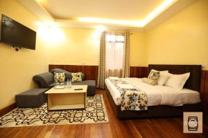Posezení v ubytování Sirona Getaway Hotel