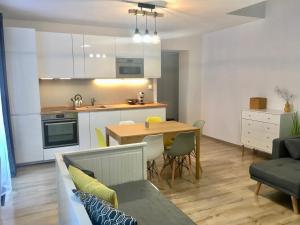 Kuchyň nebo kuchyňský kout v ubytování Apartman u Štoly