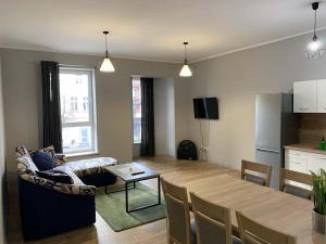 En sittgrupp på Apartamenty Nadjeziorna