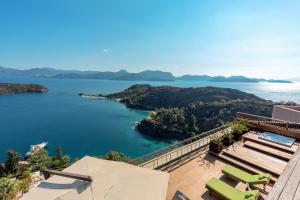 a view of a body of water from a building at D Maris Bay in Hisarönü