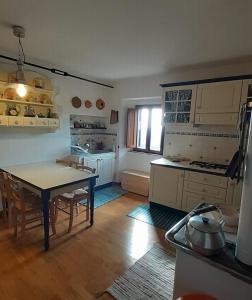 A kitchen or kitchenette at Casetta Belvedere - Santa Fiora