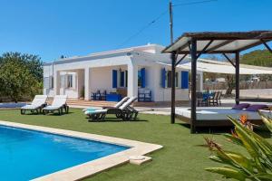 The swimming pool at or close to THE LOVELY VILLA IBIZA