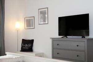 TV a/nebo společenská místnost v ubytování Wrede