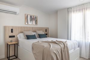Posteľ alebo postele v izbe v ubytovaní Apartamentos Líbere Granada Catedral