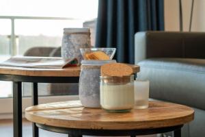 Posezení v ubytování Apartmenthaus-Kiki-Wohnung-Kiek-in
