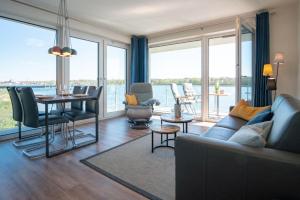 Posezení v ubytování Apartmenthaus-Kiki-Wohnung-Kiek-in