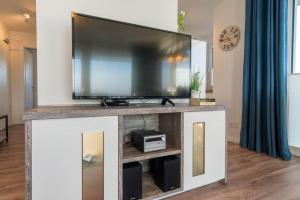 Kuchyň nebo kuchyňský kout v ubytování Apartmenthaus-Kiki-Wohnung-Kiek-in