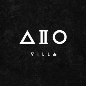 フィロステファニにあるVilla Dioの白黒のヴィラのロゴ