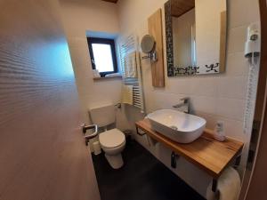 Koupelna v ubytování Gasthaus zur Linde