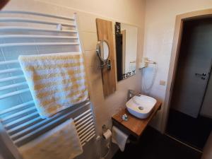 Koupelna v ubytování Gasthaus zur Linde