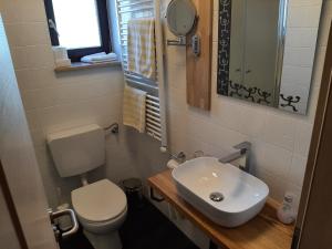 Koupelna v ubytování Gasthaus zur Linde