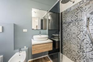 Koupelna v ubytování Cucchiari Suite 4B