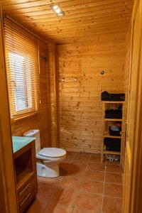Koupelna v ubytování Casa de Madera en Calafell