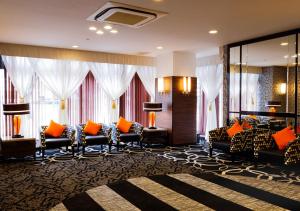 Posezení v ubytování APA Hotel Kokuraeki Shinkansenguchi