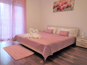 Postel nebo postele na pokoji v ubytování Apartment Viktoria - Trogir