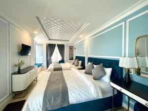 Postelja oz. postelje v sobi nastanitve An Nhi Hotel