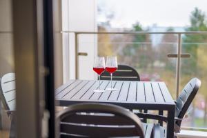 Balkón alebo terasa v ubytovaní Apartamenty Almar Diune
