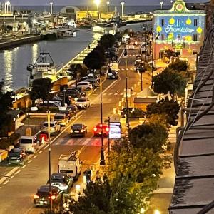 Výhľad na mesto Fiumicino alebo výhľad na mesto priamo z dovolenkového domu