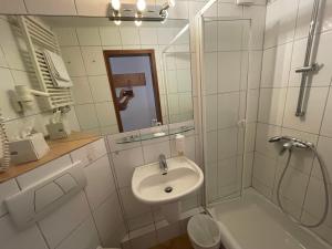 Koupelna v ubytování Hotel Ebnet