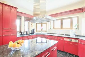 A kitchen or kitchenette at Acharavi Beach Villa by PosarelliVillas