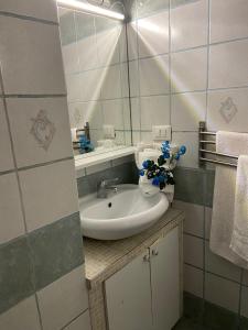 Et badeværelse på Home sweet Home