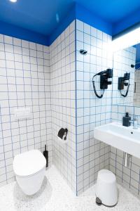 Koupelna v ubytování Kartuli Hotel