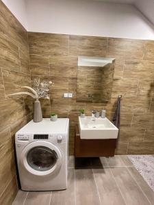 Koupelna v ubytování Apartmán Šakal