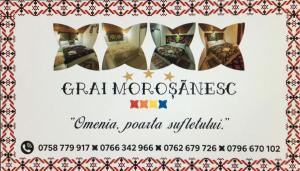 BrebCasa Grai Moroșănesc的带有四双袜子的演出标志