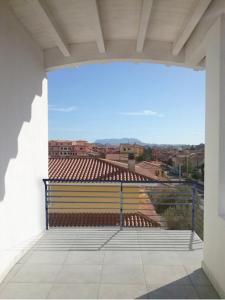 a view from the balcony of a building at Villa Bungaville a Olbia in Olbia