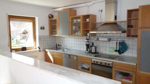 Η κουζίνα ή μικρή κουζίνα στο Ferienhaus - Kern
