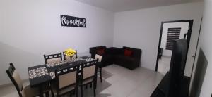 Posezení v ubytování Casa Mina la prieta