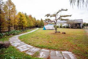 和風民宿室外花園