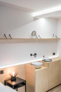 Kuchyň nebo kuchyňský kout v ubytování Poutrelle Guestrooms