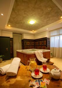 Nápoje v ubytování Hotel Salegg