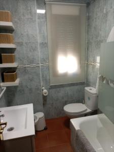 Koupelna v ubytování Apartamento click center