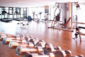 Fitness centrum a/nebo fitness zařízení v ubytování The Plimplace Hotel
