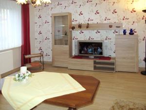 Eilenburg的住宿－Apartment Am Burgberg by Interhome，客厅的墙上配有电视