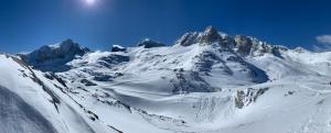 Bergkristallhaus v zime