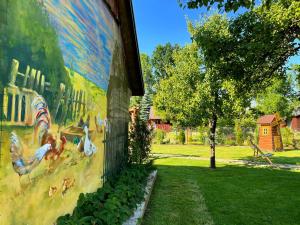 Vonkajšia záhrada v ubytovaní INNA BAJKA