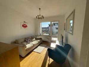 Posezení v ubytování Wilanów Garden Apartment