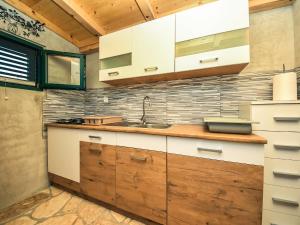 Kuchyň nebo kuchyňský kout v ubytování Holiday Home Franka by Interhome