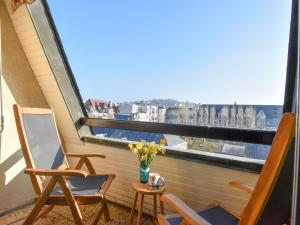 Balkón nebo terasa v ubytování Apartment Le Plazza by Interhome