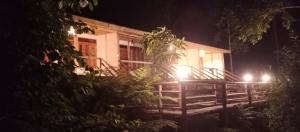 Ein Garten an der Unterkunft Nshongi Camp