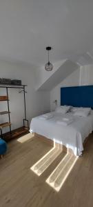Postel nebo postele na pokoji v ubytování LA CASITA