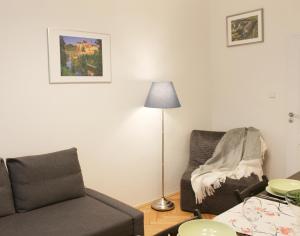 Posezení v ubytování Modern apartment Michalska 6