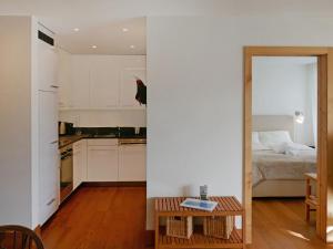 Postel nebo postele na pokoji v ubytování Apartment Chesa San Bastiaun B5 by Interhome + 16 fotografií